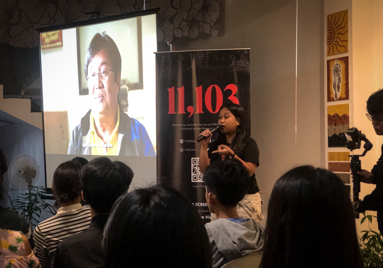 Student reacts to film about Martial Law 
