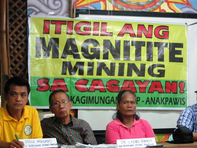 Community leaders from Cagayan explain why large-scale magnetite mining is dangerous to environment, livelihood  