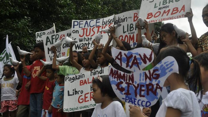 Children’s group calls for peace in Zamboanga