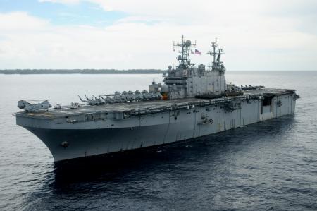 USS Peleliu (Photo courtesy of US embassy)