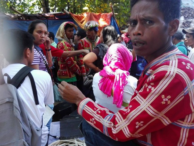 "Who would like to go home? The army and the Alamara are still there, that's our problem," said Datu Kailo Bontulan (Photo by Davao Today)