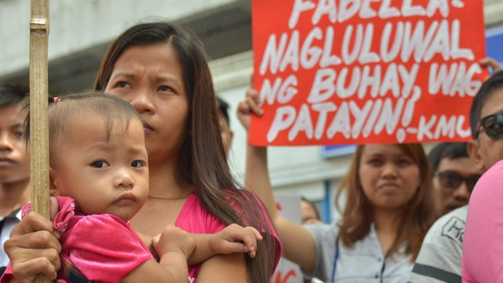 Peasants, workers, sectoral groups join Fabella protest on eviction day