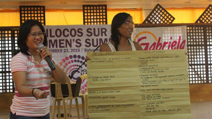 Women of Ilocos Sur call for ‘CHANGE’
