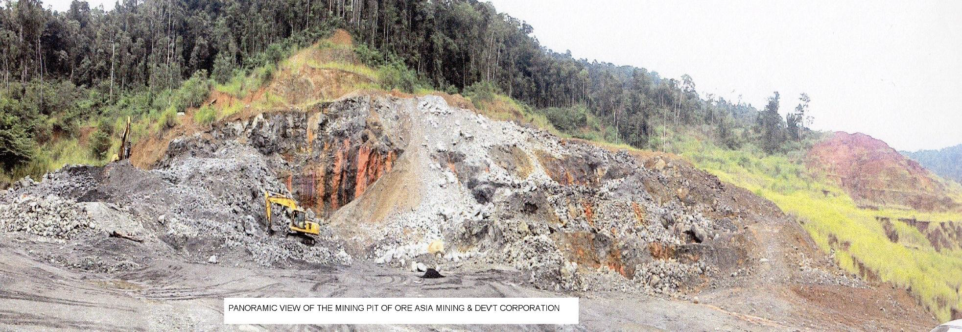 Site of Orea Asia Mining and Development Corp. in Bulacan (Photo from DENR website)