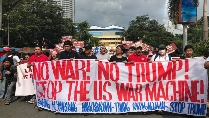 Moderated voices in ASEAN, protest rallies against Trump