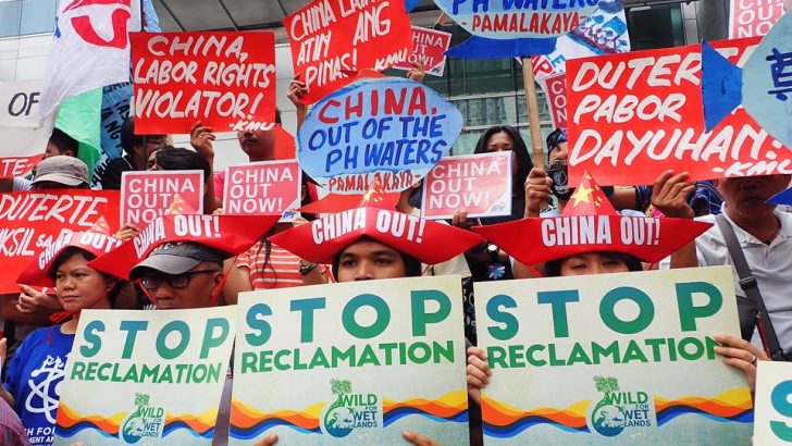 Groups protest continuing invasion of China in West Philippine Sea