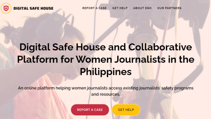 Group launches ‘Digital Safe House’ for Filipino women journalists