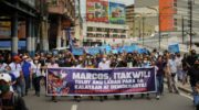 Progressives hold protest on Marcos Jr.’s first day as president