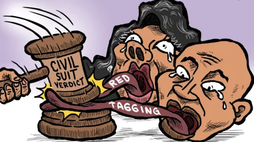 Cartoon on red-tagging by Kartunista Zach