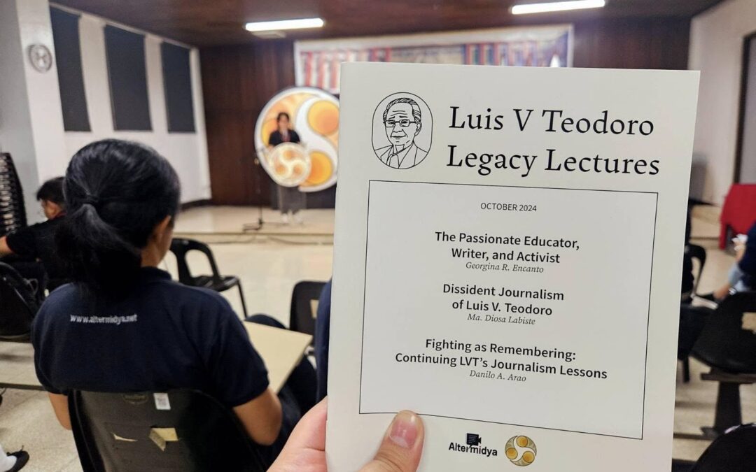 Luis V. Teodoro Legacy Lecture Series journal launched