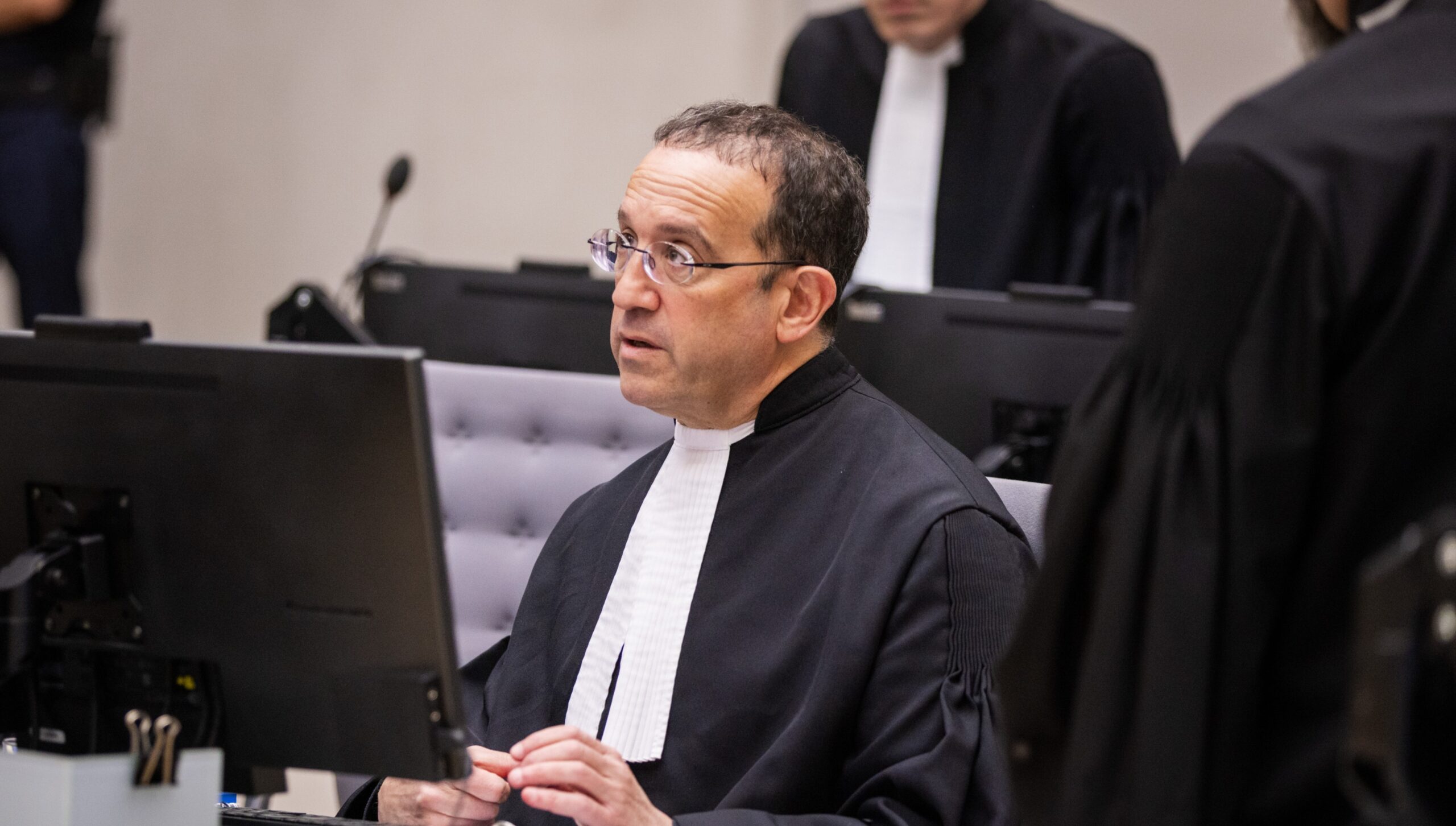 20260224_Lawyer Nicholas Kaufman delivers his opening statement on the first day of Duterte’s confirmation of charges before the ICC_Photo courtesy of ICC-CPI